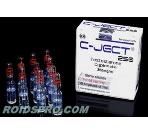 C-Ject 250 for sale | Testosterone Cypionate 250mg x 10 ampoules  | Thaiger Pharma